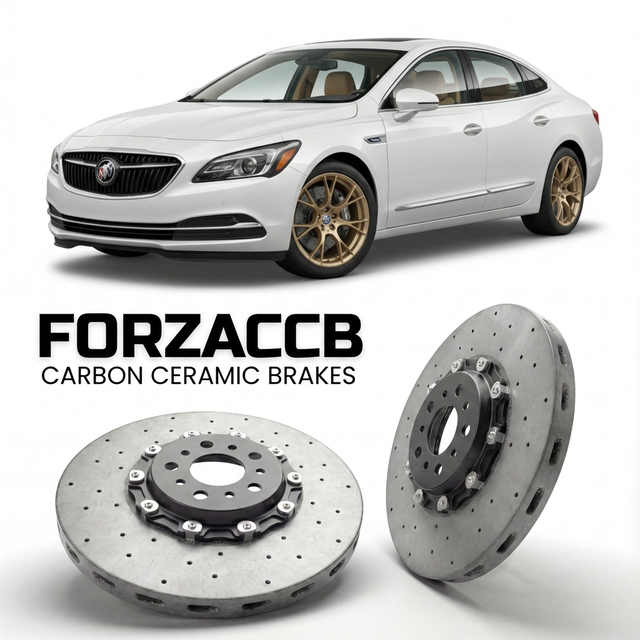 Carbon Ceramic Brake Rotors for Buick LaCrosse III (2017-2019) | CCB OEM Replacement / Conversion Upgrade Kit