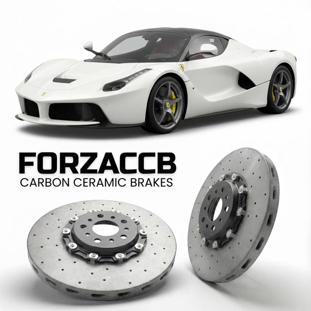 Carbon Ceramic Brake Rotors for Ferrari LaFerrari (2013-2016) | CCB OEM Replacement / Conversion Upgrade Kit