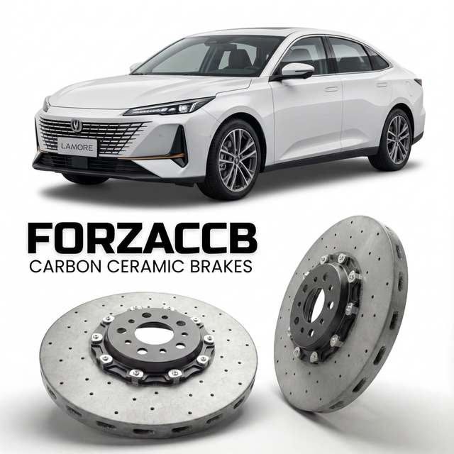 Carbon Ceramic Brake Rotors for ChangAn Lamore (2023-2024) | CCB OEM Replacement / Conversion Upgrade Kit