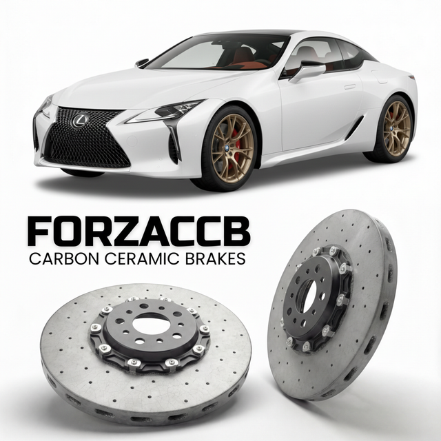 Carbon Ceramic Brake Rotors for Lexus LC 500 Z100 (2017+) | CCB OEM Replacement / Conversion Upgrade Kit