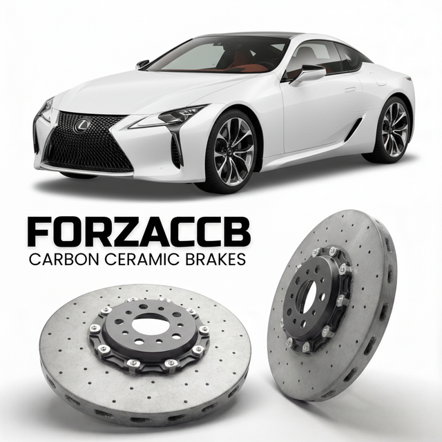 Carbon Ceramic Brake Rotors for Lexus LC 500h Z100 (2017+) | CCB OEM Replacement / Conversion Upgrade Kit