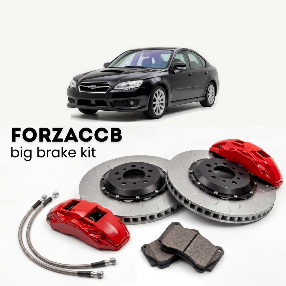 FORZACCB Iron Big Brake Kit for Subaru Legacy GT (2006-2012) - vehicle and brake kit