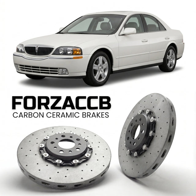 Carbon Ceramic Brake Rotors for Lincoln LS (2005-2006) | CCB OEM Replacement / Conversion Upgrade Kit