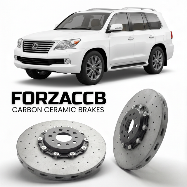 Carbon Ceramic Brake Rotors for Lexus LX 570 URJ201 (2007-2021) | CCB OEM Replacement / Conversion Upgrade Kit