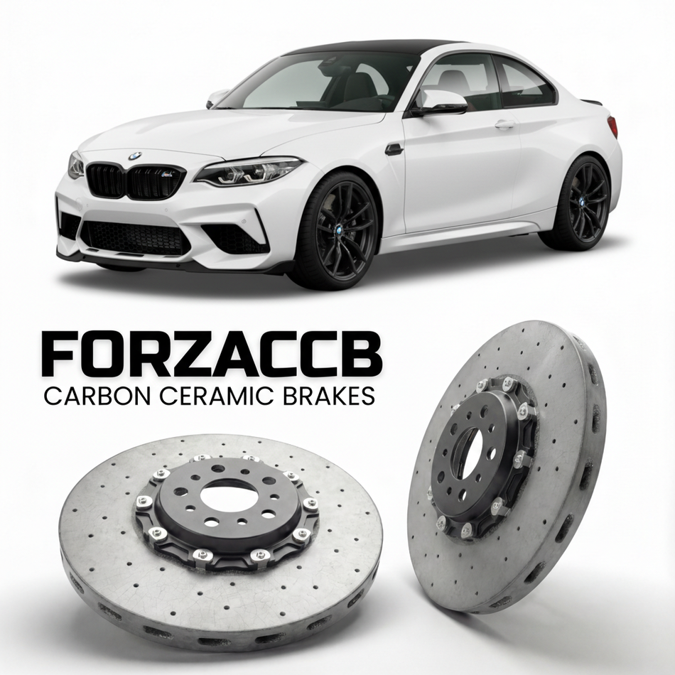 Carbon Ceramic Brake Rotors for BMW M2 Competition F87 (2018-2021) | CCB OEM Replacement / Conversion Upgrade Kit