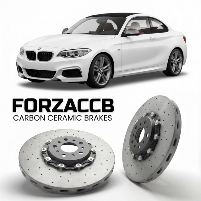 Carbon Ceramic Brake Rotors for BMW M235i F22 (2014-2016) | CCB OEM Replacement / Conversion Upgrade Kit