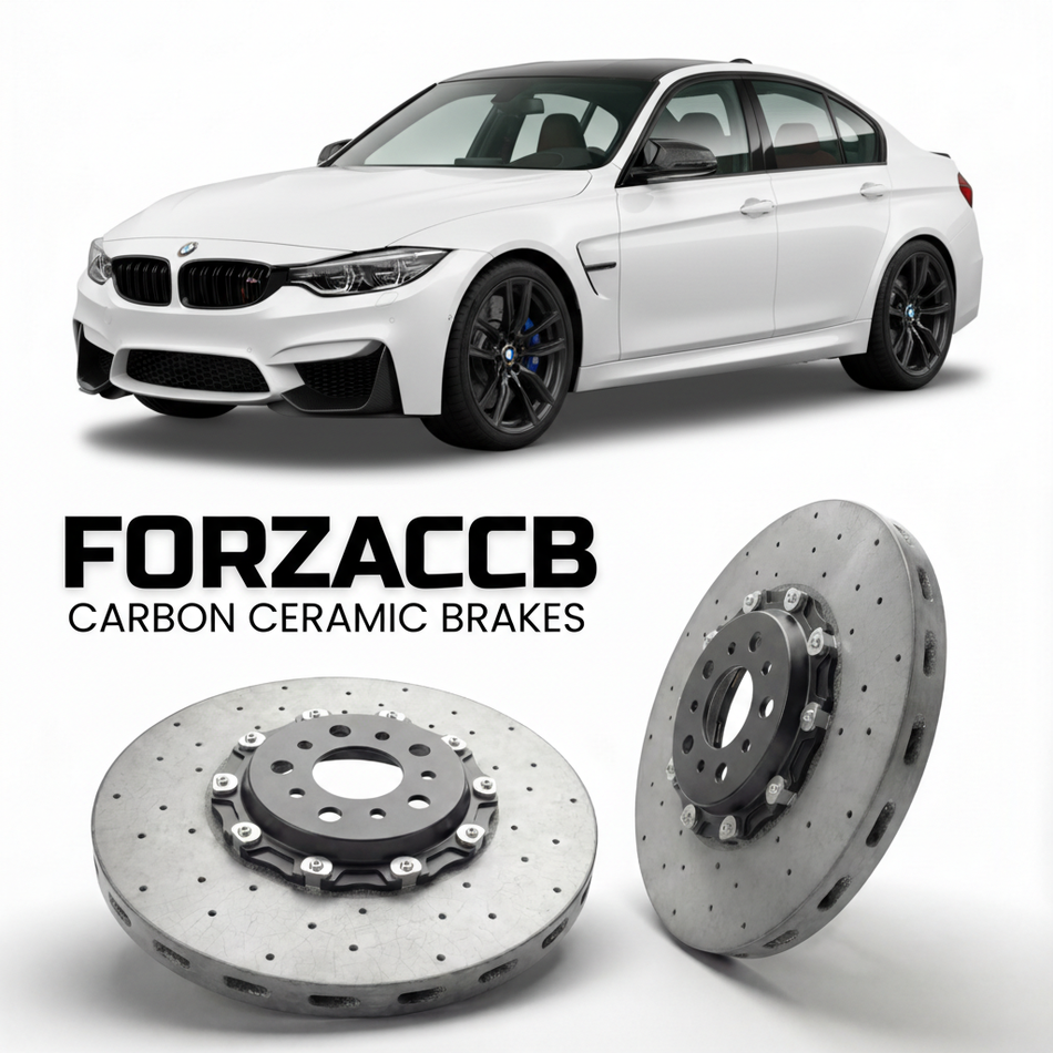Carbon Ceramic Brake Rotors for BMW M3 Competition F80 (2016-2018) | CCB OEM Replacement / Conversion Upgrade Kit