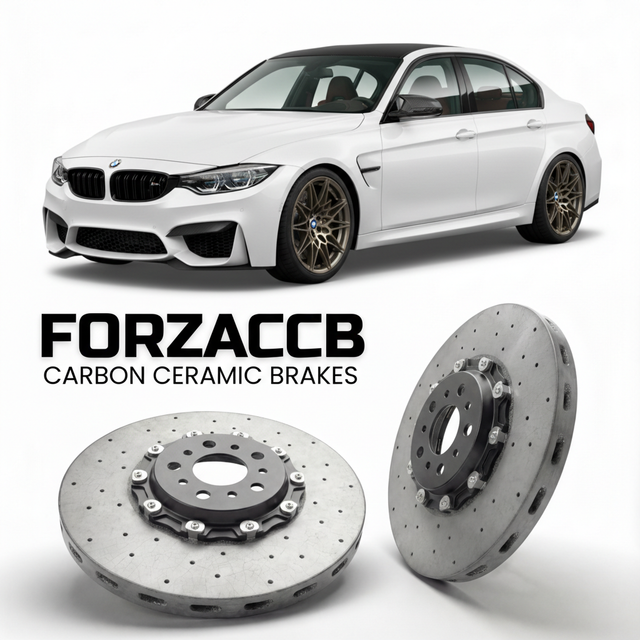 Carbon Ceramic Brake Rotors for BMW M3 Competition G80 (2021-2026+) | CCB OEM Replacement / Conversion Upgrade Kit