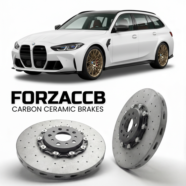 Carbon Ceramic Brake Rotors for BMW M3 Competition Touring G81 (2022-2026+) | CCB OEM Replacement / Conversion Upgrade Kit