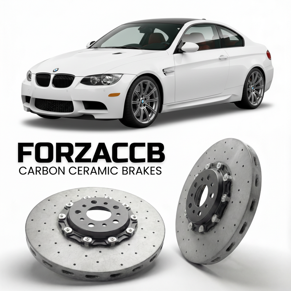 Carbon Ceramic Brake Rotors for BMW M3 Coupe E92 (2007-2013) | CCB OEM Replacement / Conversion Upgrade Kit