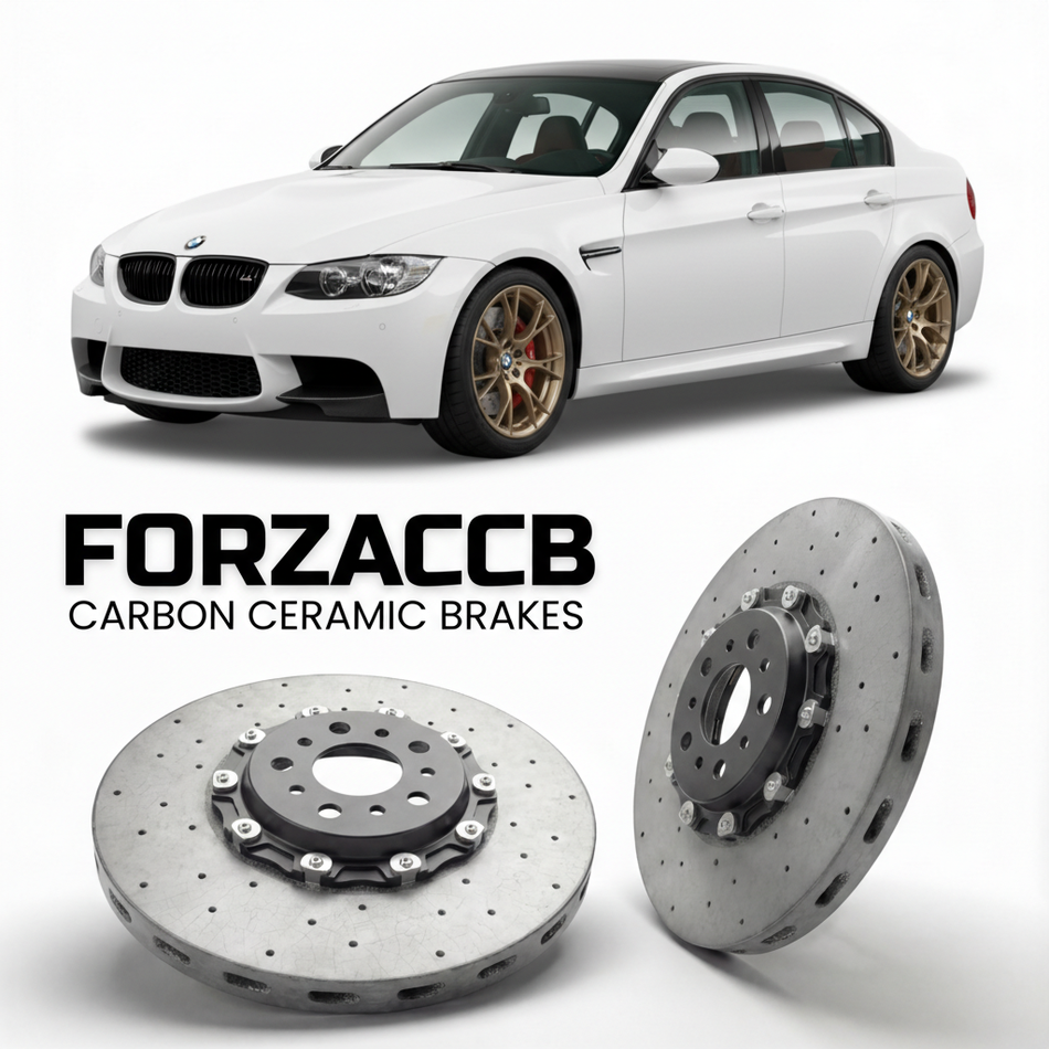 Carbon Ceramic Brake Rotors for BMW M3 Sedan E90 (2007-2013) | CCB OEM Replacement / Conversion Upgrade Kit
