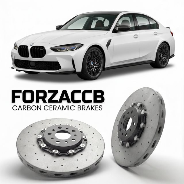 Carbon Ceramic Brake Rotors for BMW M3 Sedan G80 (2021-2026+) | CCB OEM Replacement / Conversion Upgrade Kit