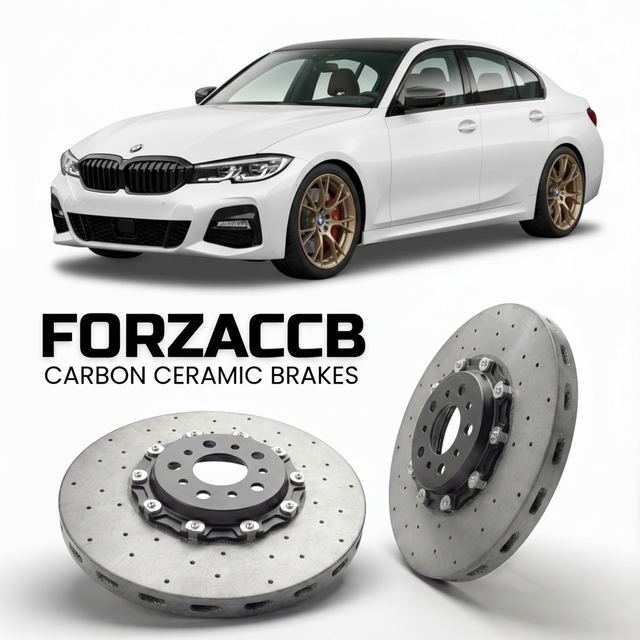 Carbon Ceramic Brake Rotors for BMW M340i G20/G21 (2019-2026+) | CCB OEM Replacement / Conversion Upgrade Kit