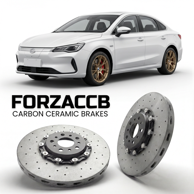 Carbon Ceramic Brake Rotors for BYD M3e (2020+) | CCB OEM Replacement / Conversion Upgrade Kit