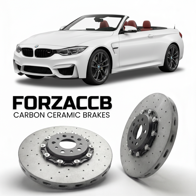 Carbon Ceramic Brake Rotors for BMW M4 Convertible F83 (2014-2020) | CCB OEM Replacement / Conversion Upgrade Kit