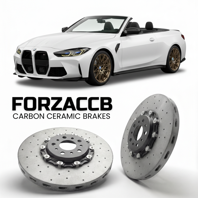 Carbon Ceramic Brake Rotors for BMW M4 Convertible G83 (2021-2026+) | CCB OEM Replacement / Conversion Upgrade Kit