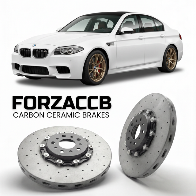 Carbon Ceramic Brake Rotors for BMW M5 Sedan F10 (2011-2016) | CCB OEM Replacement / Conversion Upgrade Kit