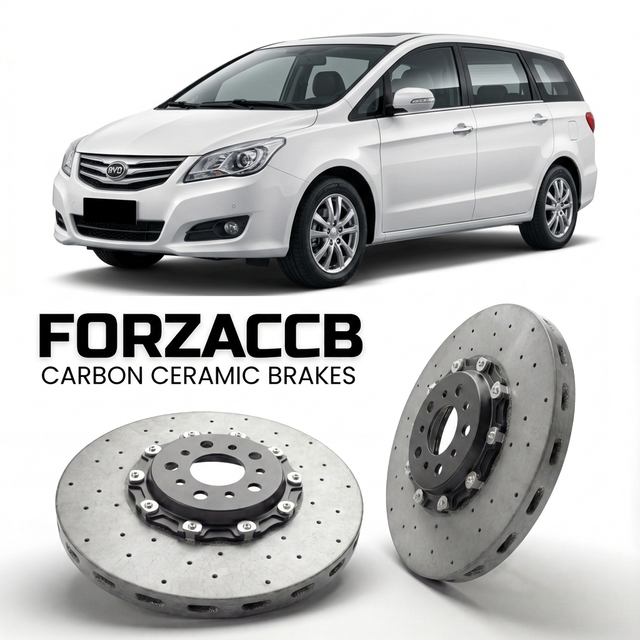 Carbon Ceramic Brake Rotors for BYD M6 (2010-2013) | CCB OEM Replacement / Conversion Upgrade Kit