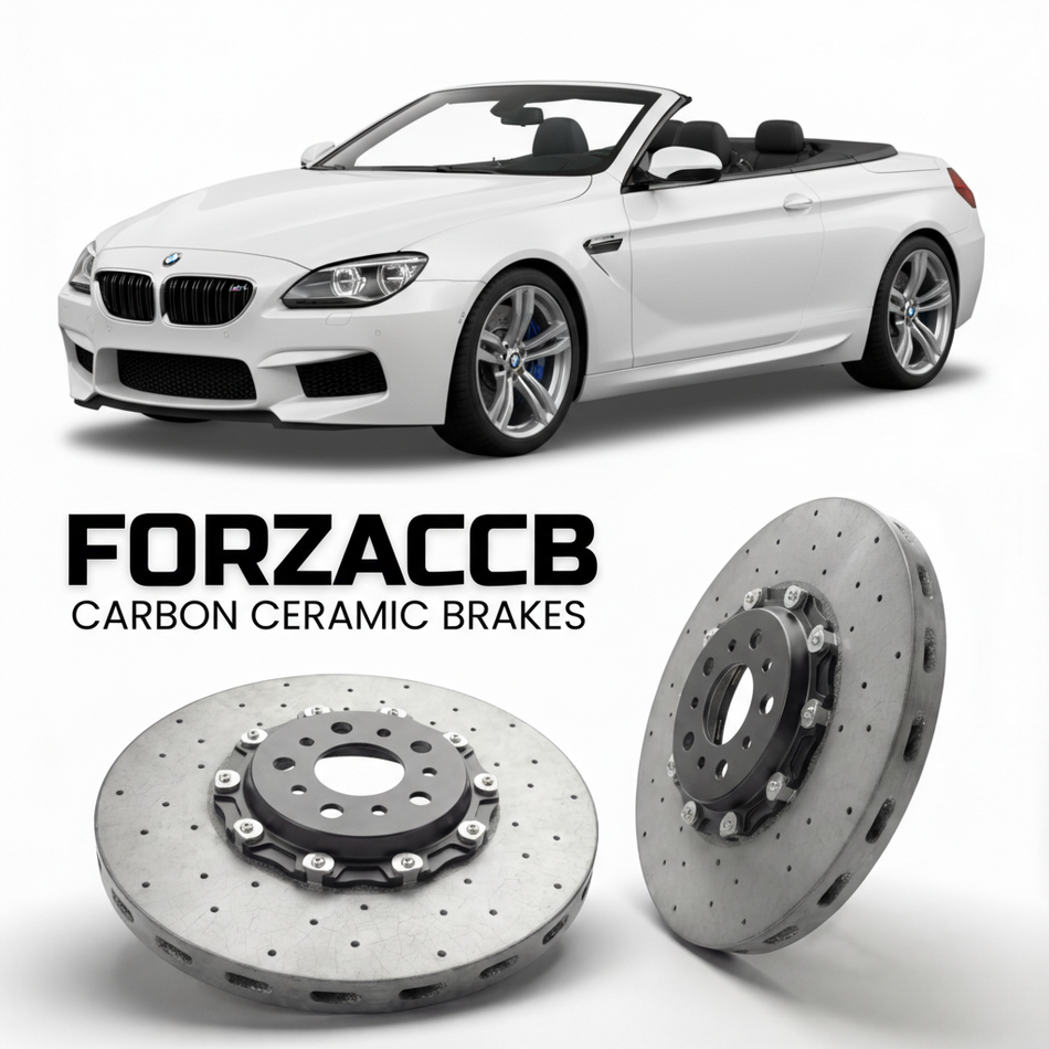 Carbon Ceramic Brake Rotors for BMW M6 Convertible F12 (2012-2018) | CCB OEM Replacement / Conversion Upgrade Kit