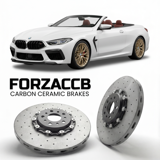 Carbon Ceramic Brake Rotors for BMW M8 Convertible F91 (2019+) | CCB OEM Replacement / Conversion Upgrade Kit