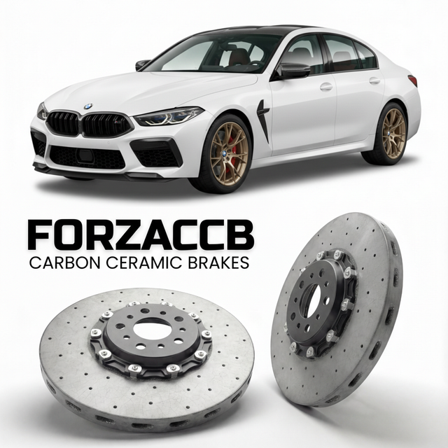 Carbon Ceramic Brake Rotors for BMW M8 Gran Coupe F93 (2019+) | CCB OEM Replacement / Conversion Upgrade Kit