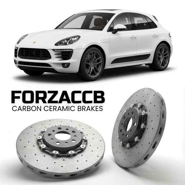 Carbon Ceramic Brake Rotors for Porsche Macan Base 95B (2015-2024) | CCB OEM Replacement / Conversion Upgrade Kit
