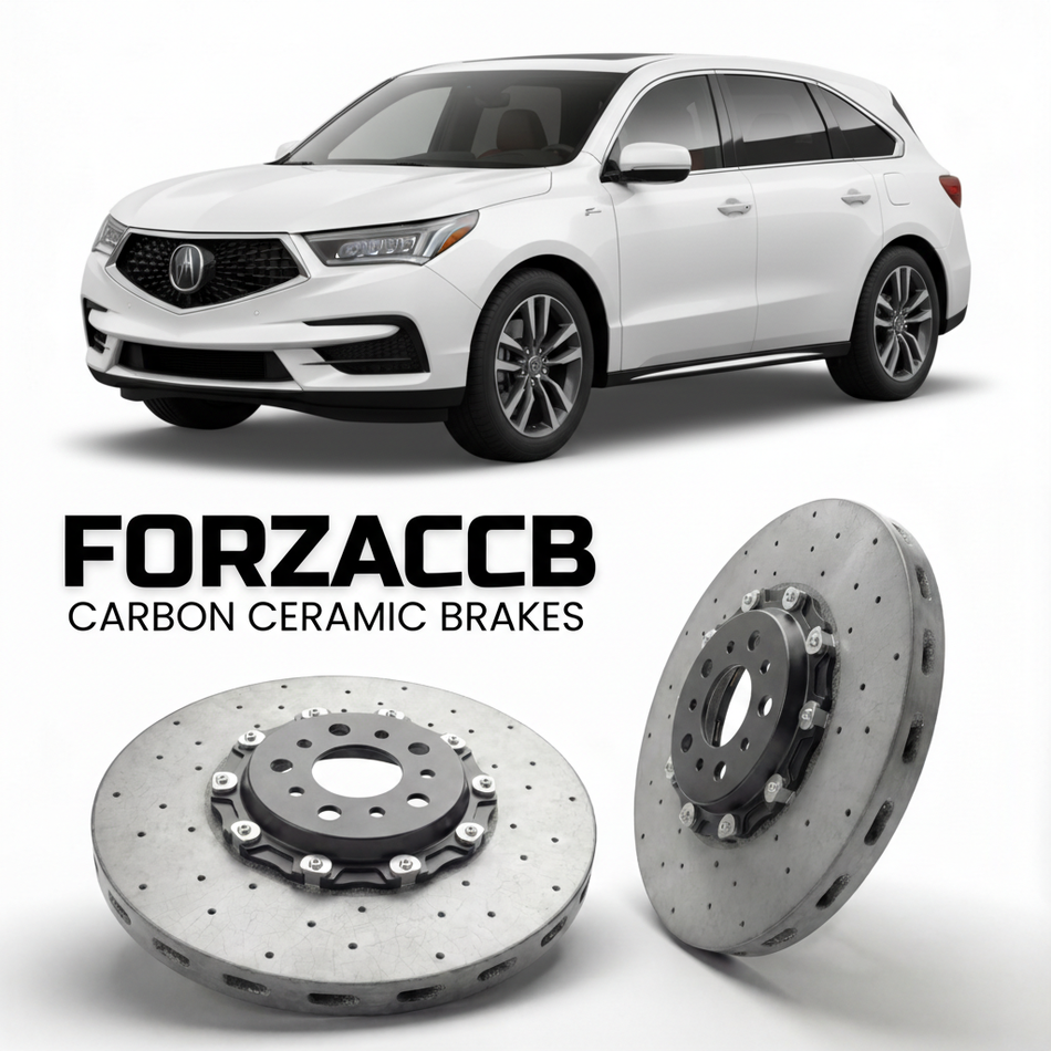 Carbon Ceramic Brake Rotors for Acura MDX YD8/YD9/YE1 (2022+) | CCB OEM Replacement / Conversion Upgrade Kit