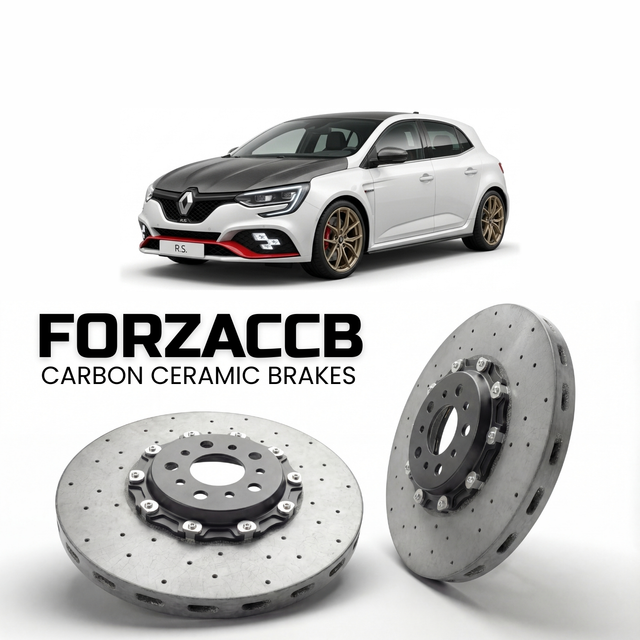 Carbon Ceramic Brake Rotors for Renault Megane RS (2004-2023) | CCB Conversion Kit