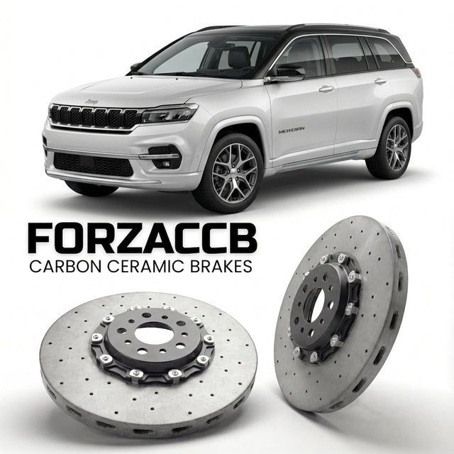 Carbon Ceramic Brake Rotors for Jeep Meridian (2022+) | CCB OEM Replacement / Conversion Upgrade Kit