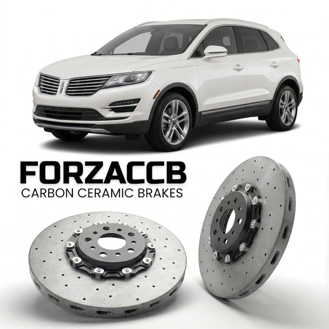 Carbon Ceramic Brake Rotors for Lincoln MKC (2014-2017) | CCB OEM Replacement / Conversion Upgrade Kit