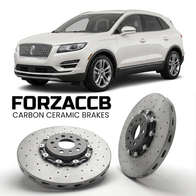 Carbon Ceramic Brake Rotors for Lincoln MKC facelift 2019 (2018+) | CCB OEM Replacement / Conversion Upgrade Kit