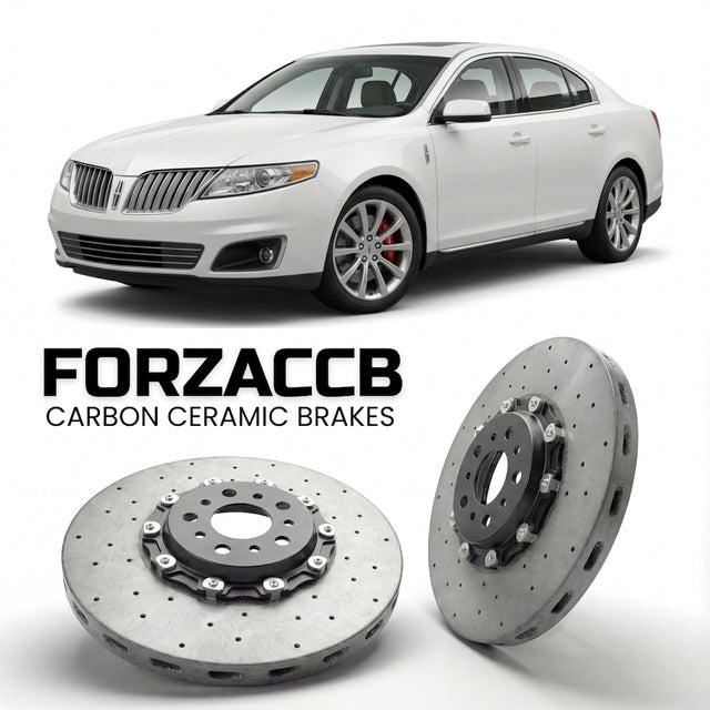 Carbon Ceramic Brake Rotors for Lincoln MKS I (2009-2012) | CCB OEM Replacement / Conversion Upgrade Kit