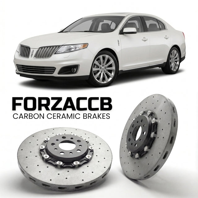 Carbon Ceramic Brake Rotors for Lincoln MKS I (facelift 2013 (2012-2016) | CCB OEM Replacement / Conversion Upgrade Kit