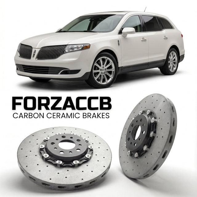 Carbon Ceramic Brake Rotors for Lincoln MKT I (2009-2012) | CCB OEM Replacement / Conversion Upgrade Kit