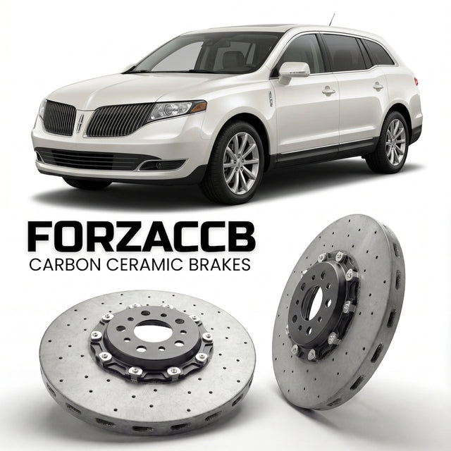 Carbon Ceramic Brake Rotors for Lincoln MKT I (facelift 2013 (2012-2016) | CCB OEM Replacement / Conversion Upgrade Kit