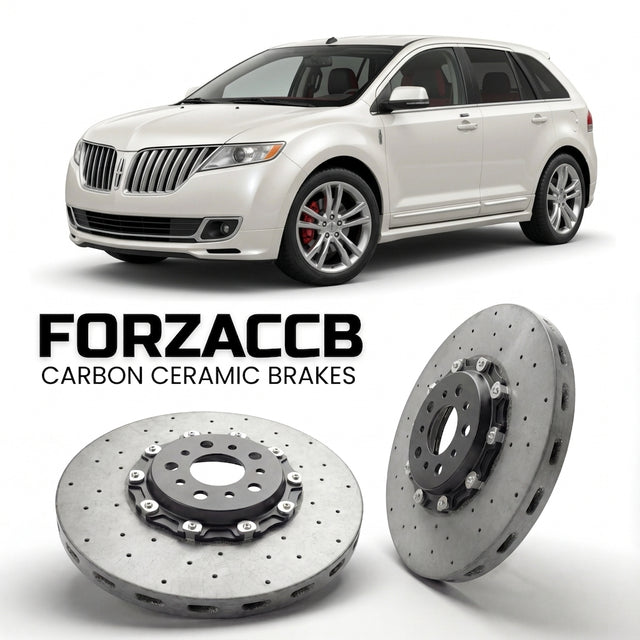 Carbon Ceramic Brake Rotors for Lincoln MKX I (2006-2010) | CCB OEM Replacement / Conversion Upgrade Kit