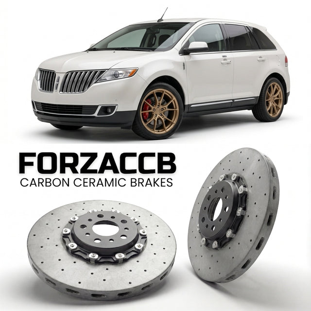 Carbon Ceramic Brake Rotors for Lincoln MKX I (facelift 2011 (2011-2015) | CCB OEM Replacement / Conversion Upgrade Kit