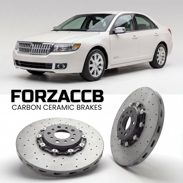 Carbon Ceramic Brake Rotors for Lincoln MKZ I (2006-2009) | CCB OEM Replacement / Conversion Upgrade Kit