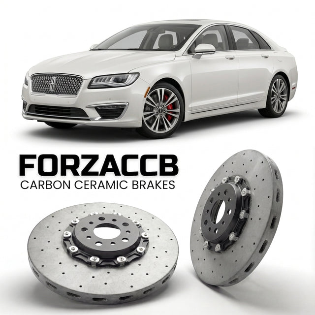 Carbon Ceramic Brake Rotors for Lincoln MKZ II (2012-2016) | CCB OEM Replacement / Conversion Upgrade Kit