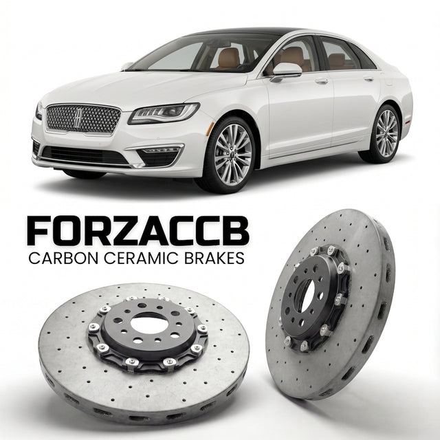 Carbon Ceramic Brake Rotors for Lincoln MKZ II (facelift 2017 (2016-2020) | CCB OEM Replacement / Conversion Upgrade Kit