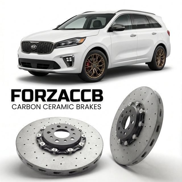 Carbon Ceramic Brake Rotors for Kia Mohave facelift 2016 (2016-2019) | CCB OEM Replacement / Conversion Upgrade Kit