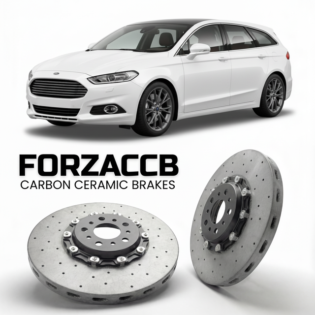Carbon Ceramic Brake Rotors for Ford Mondeo IV Hatchback (2014-2018) | CCB OEM Replacement / Conversion Upgrade Kit