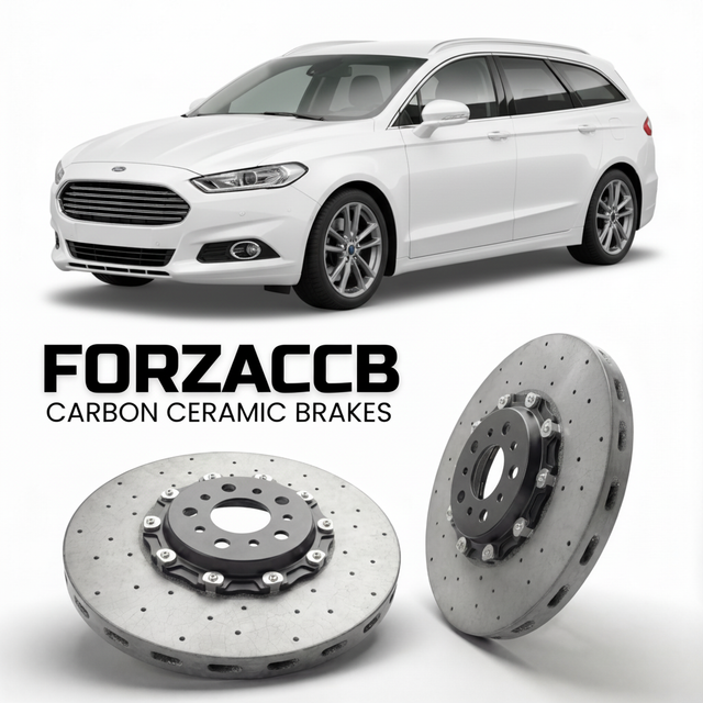 Carbon Ceramic Brake Rotors for Ford Mondeo IV Wagon (2014-2018) | CCB OEM Replacement / Conversion Upgrade Kit