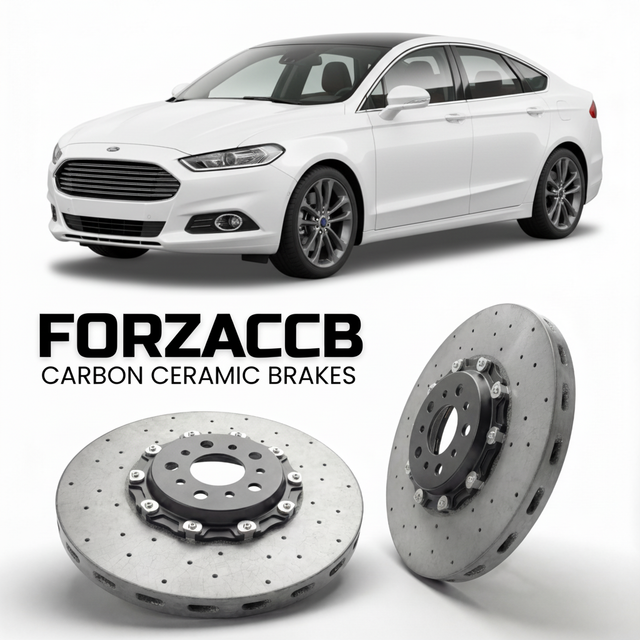 Carbon Ceramic Brake Rotors for Ford Mondeo IV Sedan (facelift 2019 (2019-2022) | CCB OEM Replacement / Conversion Upgrade Kit