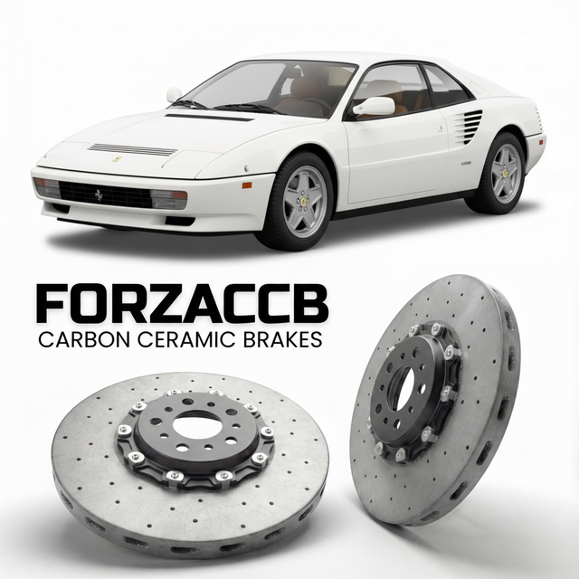 Carbon Ceramic Brake Rotors for Ferrari Mondial T (1989-1993) | CCB OEM Replacement / Conversion Upgrade Kit