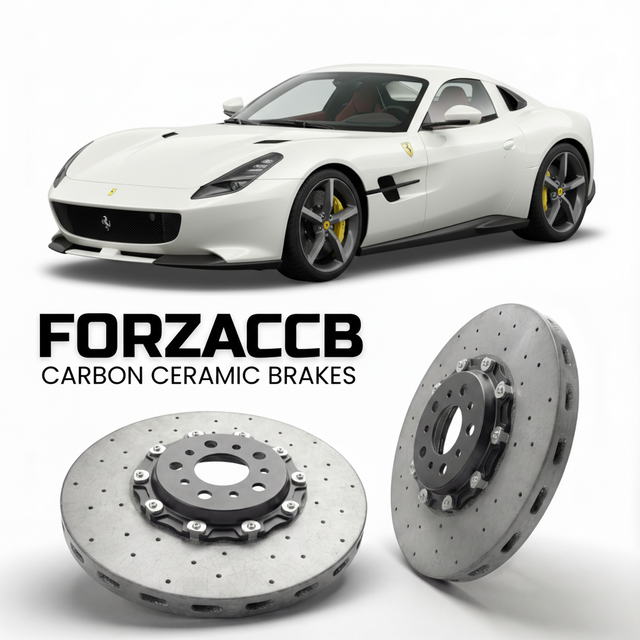 Carbon Ceramic Brake Rotors for Ferrari Monza SP2 (2019-2022) | CCB OEM Replacement / Conversion Upgrade Kit