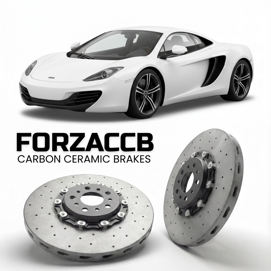 Carbon Ceramic Brake Rotors for McLaren MP4-12C P11 (2011-2014) | CCB OEM Replacement / Conversion Upgrade Kit