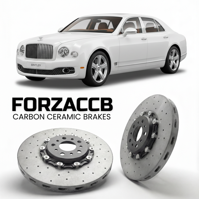 Carbon Ceramic Brake Rotors for Bentley Mulsanne EWB (2016-2020) | CCB OEM Replacement / Conversion Upgrade Kit