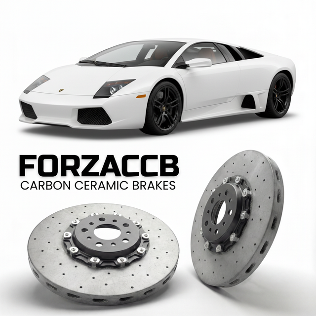Carbon Ceramic Brake Rotors for Lamborghini Murcielago 6.2 (2001-2006) | CCB OEM Replacement / Conversion Upgrade Kit