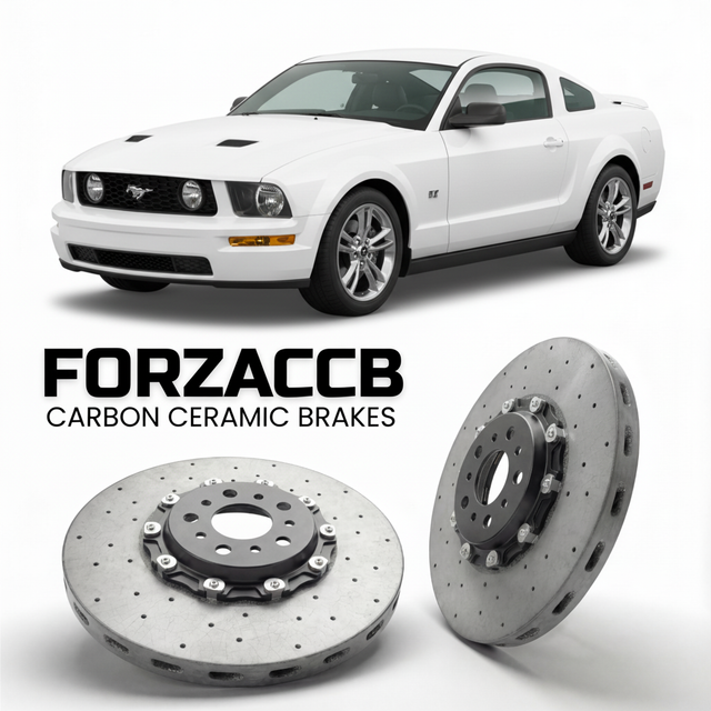 Carbon Ceramic Brake Rotors for Ford Mustang V (2005-2009) | CCB OEM Replacement / Conversion Upgrade Kit